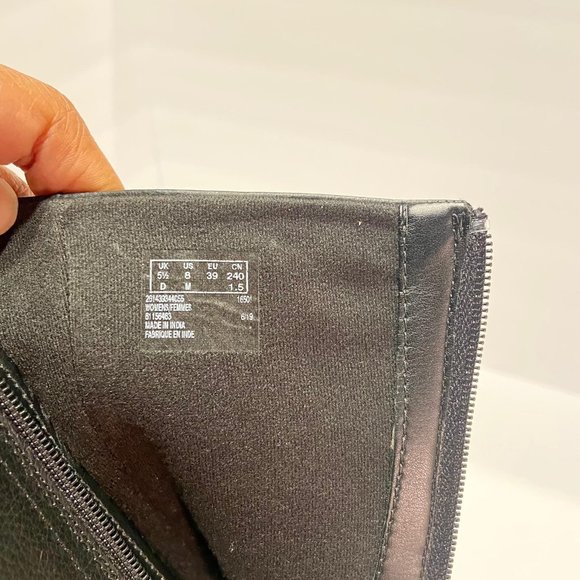 Clarks Women's Wide Calf Knee High Boot - Hollis Moon - 8M - Black Leather -NEW - Picture 6 of 10